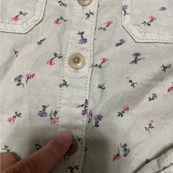 The Great Floral Button-Up Romper - Picture 7 of 11